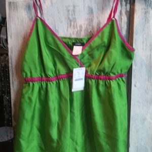 J Crew Silk Pink & Free Tank